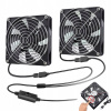 MINI USB CHLADIACI POČÍTAČOVÝ VENTILÁTOR 2KS