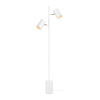 Markslöjd Twin stojaca lampa 2x40 W biela 107948