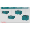 Makita MAKPAC 1 2 3 4 systém štyroch kufrov ŠANCA