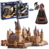 4D PUZZLE BUILD HARRY POTTER HOGWARTS ZÁMOK A VLAK EXPRESS 3D MODELY