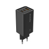 ColorWay sieťová nabíjačka (CW-CHS039PD-BK) – USB QC, 2× USB-C PD, GaN3 Pro, rýchlonabíjanie, 65W, Auto ID, čierna KF2347531