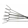 Grilovacie špajdle, ihly - Klobásy Vidlice grilované kohútiky 150 cm+vešiak 10sz (Klobásy Vidlice grilované kohútiky 150 cm+vešiak 10sz)