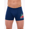 Vianočné boxerky Cornette 007/79 Gift Christmas M tmavo modrá