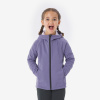 QUECHUA Detská softshellová turistická bunda MH900 2-6 r. fialová 4-5 r (103-112 cm)