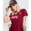 Dámské tričko Venum UFC Authentic Fight Week 2.0 - krátký rukáv - Red červené Velikost: S
