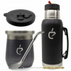 Súprava MateGo na yerba mate: Termolid, termoska, bombilla, matero, čistič
