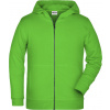 DAIBER JN 8026K / Detská mikina na zips - lime green XL