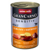Animonda GranCarno Sensitiv Adult - Morčacie so zemiakmi Množstvo v kg: 400g