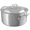 Mauviel Nerezový kastról s nerezovou pokrievkou M’Cook, Ø 24 cm / 5,8 l 523125
