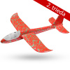 Aviator 5967 Penové Hádzacie Lietadlo, 48x47cm, červeno-zelená - 2. TRIEDA