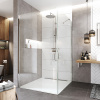Pivotový sprchovací kút Mereo NOVEA 90x90 cm, štvorec, dvere Ľ/P + pevný diel, chróm/sklo, číre, CK12923Z