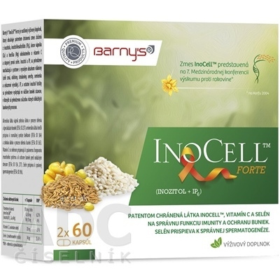 BioPol GN s.r.o. div. Pharma United Ltd. (CAN) Barny's Inocell FORTE cps 2x60 (120 ks)