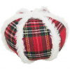 Trixie Xmas Ball - vianočná látková lopta zdobená plyšom, 15 cm