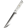 IZMAEL Damaškový kuchynský nôž Yuzuki Boning/Biela 15 cm