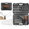 Sada náradia - NEO TOOLS NÁSTROJOVÉ KĽÚČE 300 ks 1/4 3/8 1/2 PÚZDRO XXXL TORX HEX (NEO Tools 300 Soccession Keys 1/4 3/8 1/2 KS)