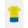 Detská bavlnená súprava United Colors of Benetton 3096CK00D.G.Seasonal žltá 160