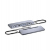 i-tec dokovací stanice USB-C Metal Ergonomic 4K/ 3x Display/ Power Delivery 100W (C31FLAT2PDPRO)