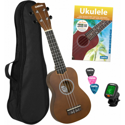 Cascha HH 3956 Sopránové ukulele Natural