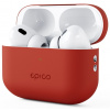 Silikónové puzdro Epico pre slúchadlá Airpods Pro 2 – červená, 9911101400018
