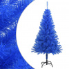 vidaXL Umelý vianočný stromček so stojanom, modrý 120 cm, PVC - Modrá - 60176-15089