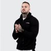 Mikina Zipper Hoodie Black - GymBeam Veľkosť: S