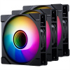 PHANTEKS M25 Gen2 PWM D-RGB Fan, 3x-Pack - Reverse Blade, 120mm, black PH-F120M25R_G2_DBK01_3P