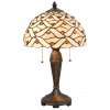 Stolná lampa Ø30*50 Tiffany vitráž Clayre & Eef 5LL-5181