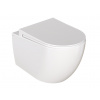 Bocchi Dura závesné WC Rimless + slim sedátko, SoftClose