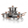 BANQUET Sada nerezového nádobí SWING Copper 10 ks