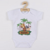 Body s potlačou New Baby SAFARI - 56 (0-3m)
