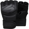 RDX MMA grapplingové rukavice F15, čierna matná