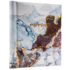 FANDY Byline 1, fotoalbum, samolepiaci, špirálová väzba, 40 strán, 22,5x28cm, modrý mramor