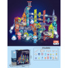 Mamido Mamido Magnetická svietiaca stavebnica guľôčková dráha 176 dielov XL