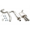 TA Technix sportovní nerezový catback výfuk Škoda Octavia II (1Z, 04-12), liftback i combi, 2x 80 mm rovná nerezová koncovka s pertlem