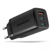 Nabíjačka do siete Axagon USB/2x USB-C 65W (ACU-DPQ65) čierna