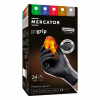Nitrilové rukavice MERCATOR® GoGrip ONE-BY-ONE Black – veľkosť L, 100 ks