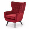 Kreslo EFRAIM tmavočervená