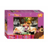 Puzzle 80 Máša a Medvěd - Zvěřinec na návštěvě