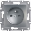 Schneider Electric Asfora zásuvka, jednoduchá ocel (EPH2800162)