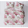 INTERMEDIC SKMaľovaná Magnólia– bavlnené obliečky 140x200/70x90 cm, 100% bavlna, zips