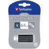 Verbatim USB flash disk, 2.0, 64GB, PinStripe USB, čierny 49065