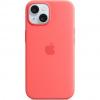 iPhone 15+ Silicone Case with MS - Guava MT163ZM/A