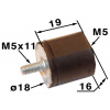 Silentblok 11147909600 pre Stihl 010, 011, 012, 045, 056