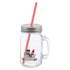 Pohár Straw s viečkom a slamkou SNEHULIAK 0,5 l 145124