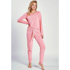 Teplé dámske pyžamo Taro Ruth 3244 Frotte ružová L