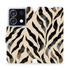Flipové pouzdro Mobiwear - Xiaomi Redmi Note 13 Pro 5G / Poco X6 5G - VA53S Zebří (Knížkové flip pouzdro, obal, kryt na mobil Xiaomi Redmi Note 13 Pro 5G / Poco X6 5G - VA53S Zebří, materiál Umělá kůž
