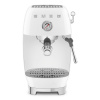 Smeg Pákový kávovar 50's Retro Style s tlakomerom, ECF03, 15 barov, biely ECF03WHEU