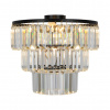 Zuma Line TIFFANY stropná lampa čierna P17127-4-BK
