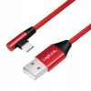 Kábel Logilink USB - USB typ C 1 m červený