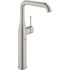 GROHE Essence páková batéria pre umývadlové misy, bez odtokovej súpravy, výška výtoku 322 mm, Supersteel, 32901DC1